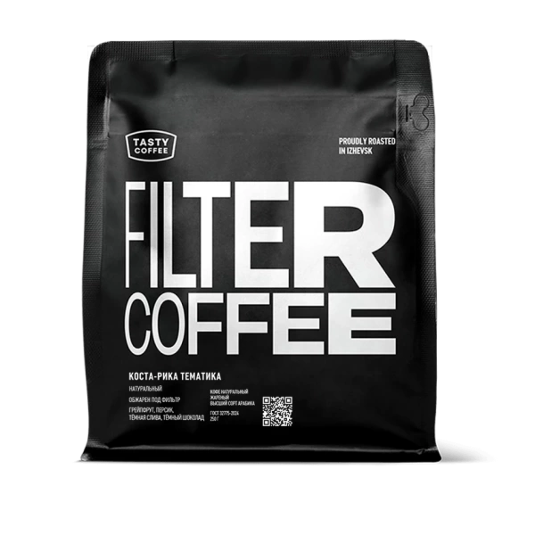 Tasty Coffee Коста-Рика Тематика, 250 г