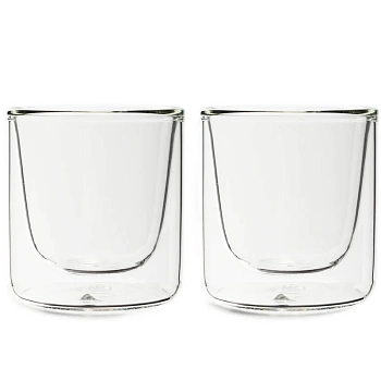 Стаканы ALFI из двойного стекла 80 мл, набор 2 шт