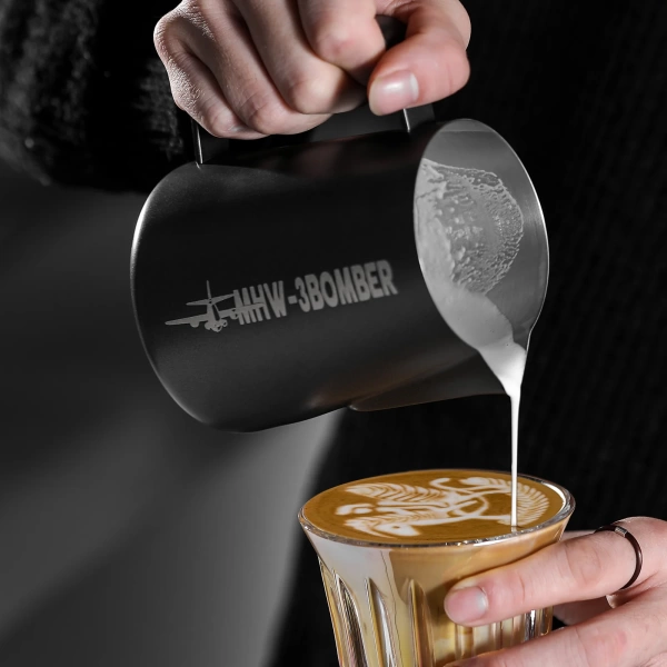 Питчер для молока 3.0 MHW-3BOMBER 600 мл - матовый черный